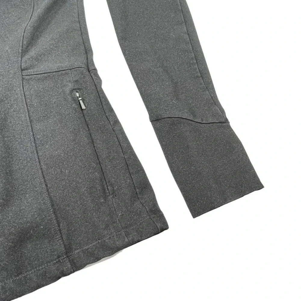 Ellen Tracy Active Zip Up Jacket Mesh Back Charcoal Size Small - Picture 6 of 10